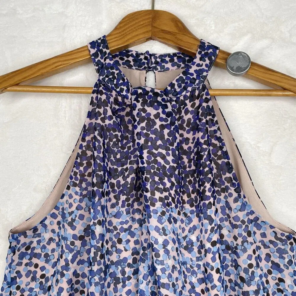 Donna Ricco Maxi Dress Womens Size 8 Sleeveless Lined Multicolor Boho - Picture 6 of 14